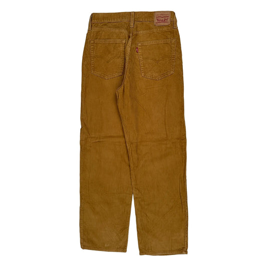 Levis Baggy Cord Trousers - 31″ Waist Brown Cotton