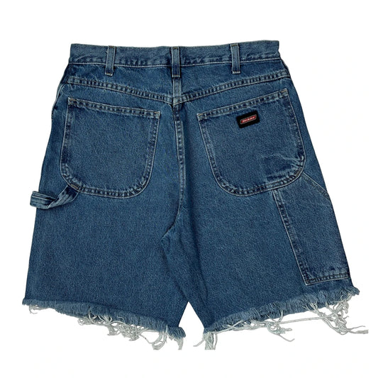Vintage Dickies Denim Shorts - 30W 9L Blue Denim