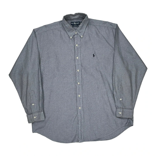 Blake Ralph Lauren Checked Shirt - XL Blue Cotton
