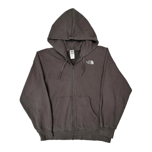 Vintage The North Face Hoodie - Large Grey Cotton