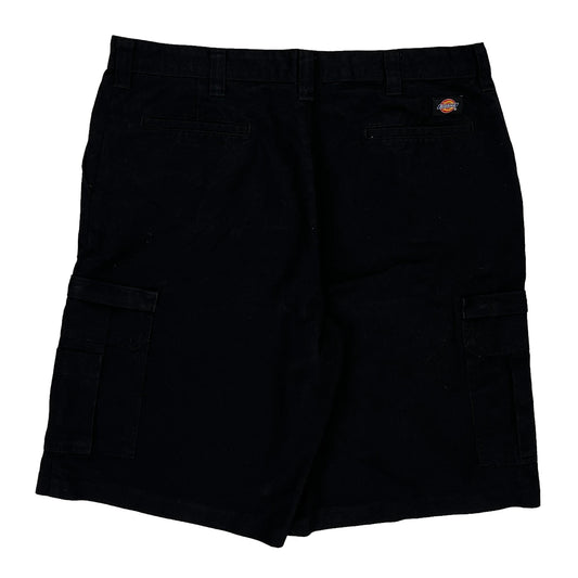Dickies Cargo Shorts - 36W 11L Black Polyester Blend