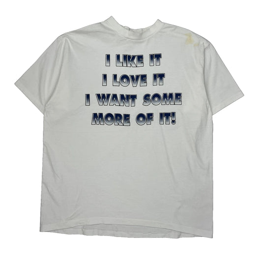 Unbranded T-Shirt - XL White Cotton Blend