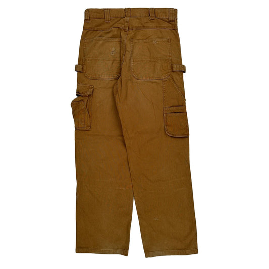 Vintage Unbranded Carpenter Trousers - 29W 32L Brown Cotton