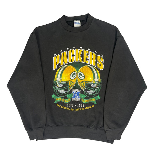 Made In USA, Green Bay Packers Pro Player Nfl Long Sleeve T-Shirt - XL Black Cotton Blend