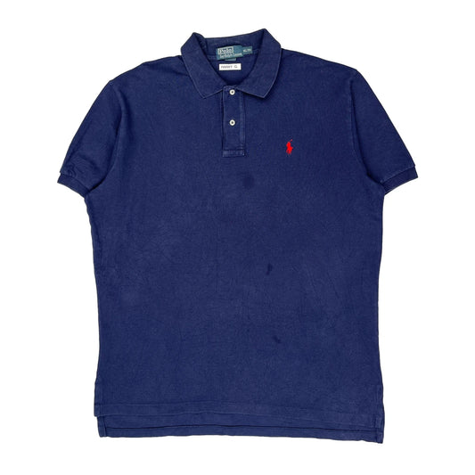 Vintage Polo By Ralph Lauren Polo Shirt - XL Blue Cotton