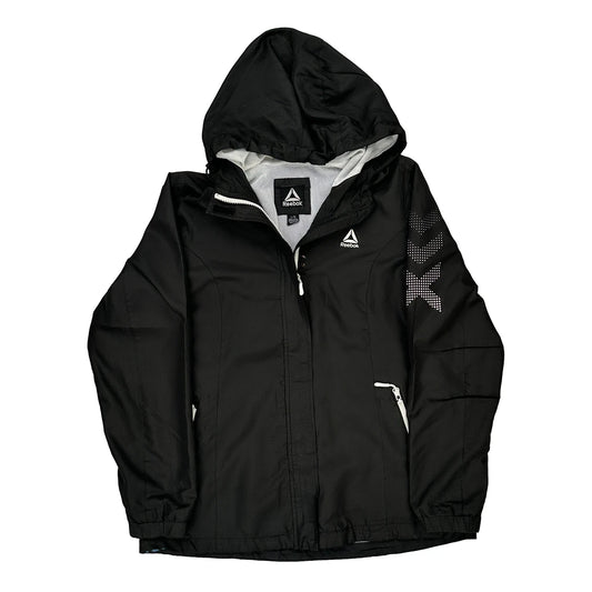 Reebok Jacket - Large Black Polyester