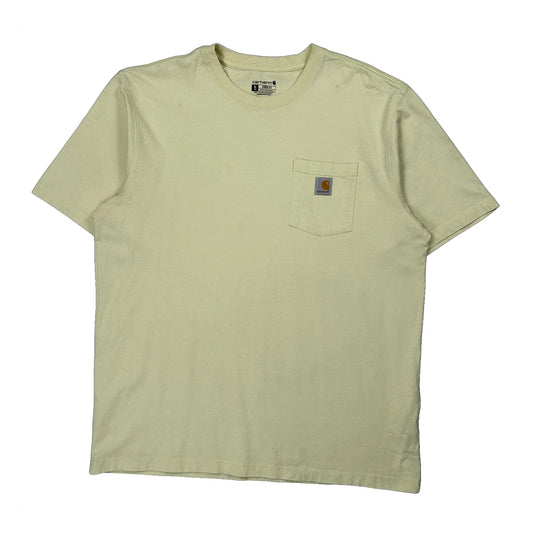 Carhartt Tall T-Shirt - XL Yellow Cotton