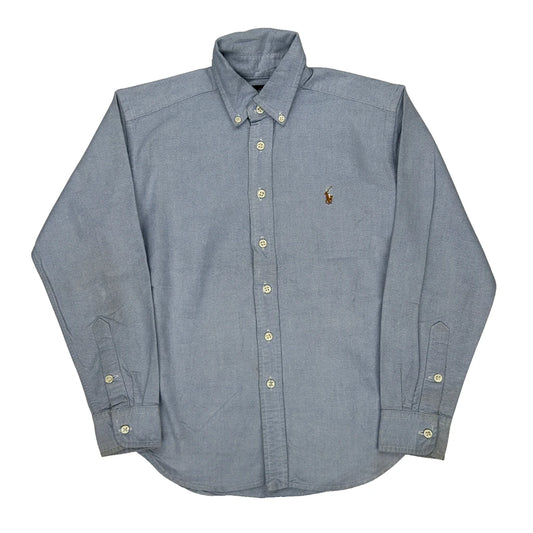Age 6-7 Ralph Lauren Shirt - Medium Blue Cotton