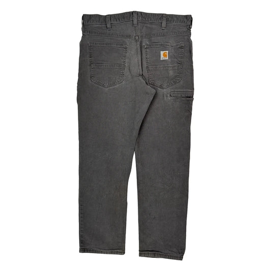 Carhartt Carpenter Trousers - 32W 29L Grey Cotton