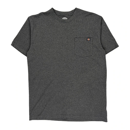 Dickies T-Shirt - Large Grey Cotton Blend