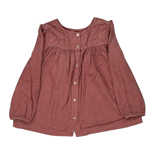 Age 6 Polo By Ralph Lauren Top - Small Pink Corduroy