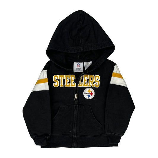 Vintage Age 2 Nfl Hoodie - 2XS Black Cotton Blend
