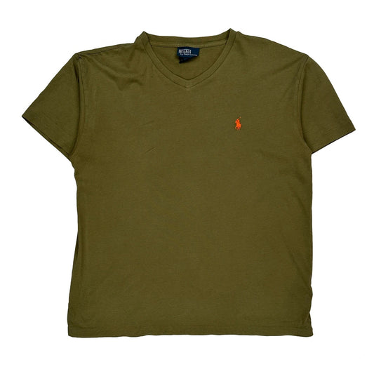 Polo By Ralph Lauren T-Shirt - Small Green Cotton