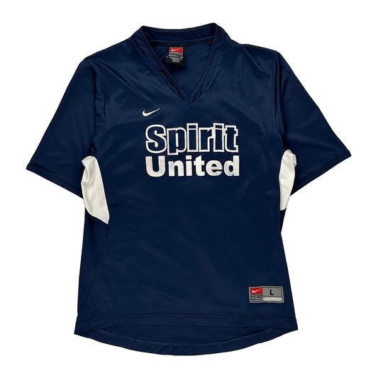 Spirit United Nike Jersey - Large Navy Polyester