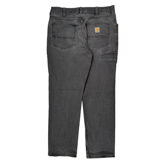 Carhartt Carpenter Trousers - 32W 30L Grey Cotton