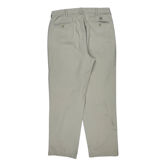 Polo By Ralph Lauren Trousers - 34W 30L Beige Cotton