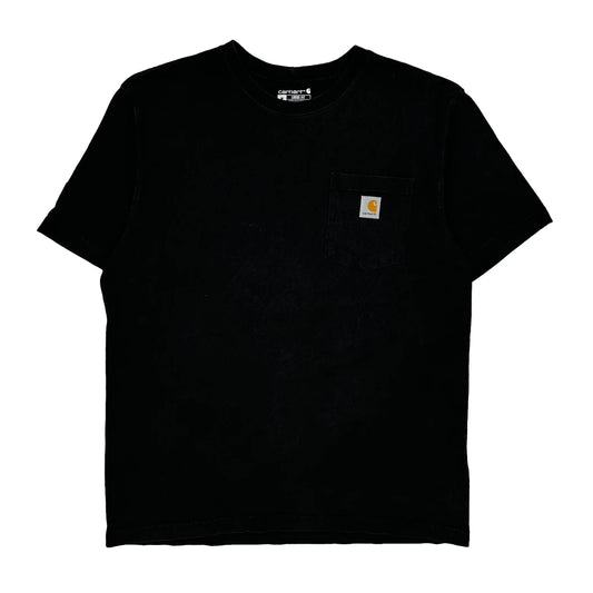 Vintage Carhartt T-Shirt - Medium Black Cotton
