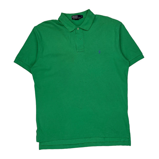 Polo By Ralph Lauren Polo Shirt - Large Green Cotton