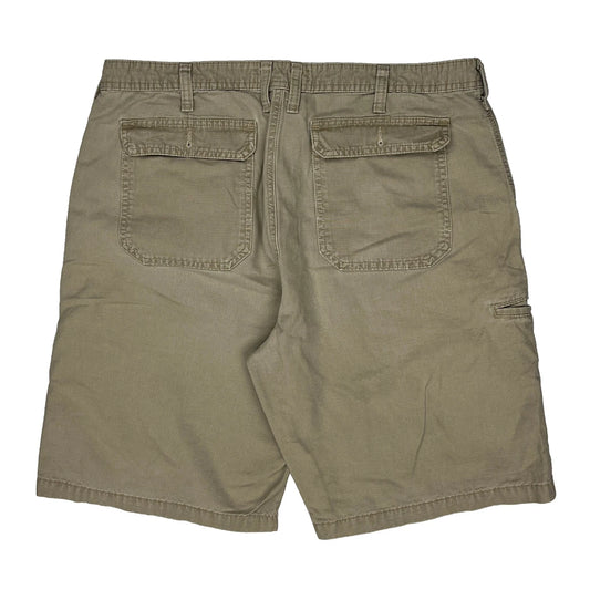 Vintage Lee Shorts - 36W 10L Beige Cotton