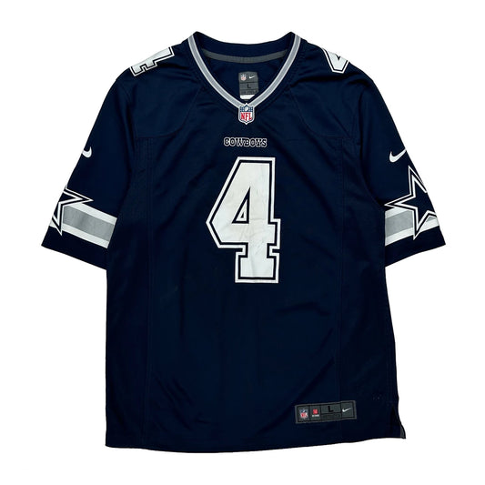 Vintage Cowboys Nike Nfl Jersey - Large Navy Polyester