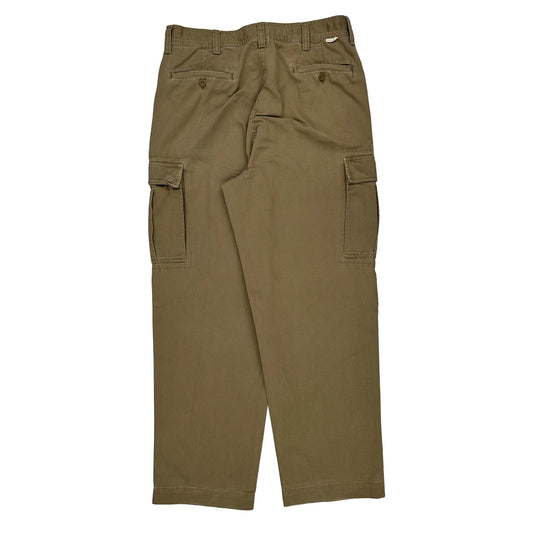 Polo By Ralph Lauren Cargo Trousers - 35W 32L Brown Cotton