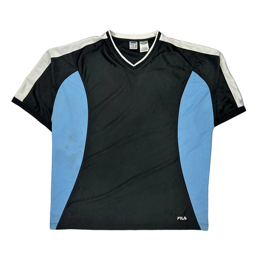Fila Football Shirt - 2XL Black Polyester