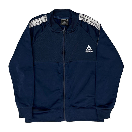 Vintage Age 5 Reebok Track Jacket - Small Navy Polyester