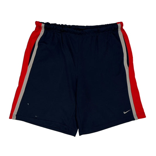 Nike Sport Shorts - Large Navy Polyester
