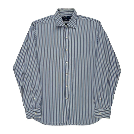 Polo By Ralph Lauren Striped Shirt - XL Blue Cotton