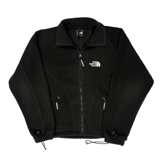 Vintage The North Face Fleece Jacket - Large Black Polyester