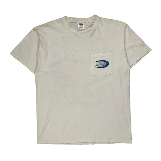 Ryan Newman Fruit Of The Loom Nascar T-Shirt - Large White Cotton