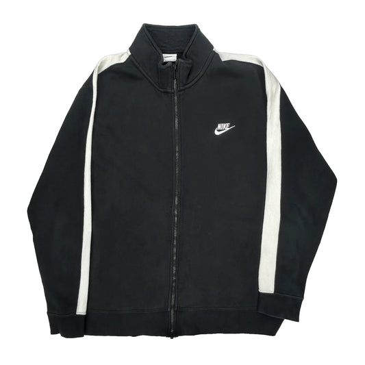 Nike Zip Up - XL Black Cotton