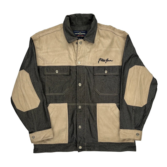 Phat Farm Jacket - Large Beige Polyester Blend