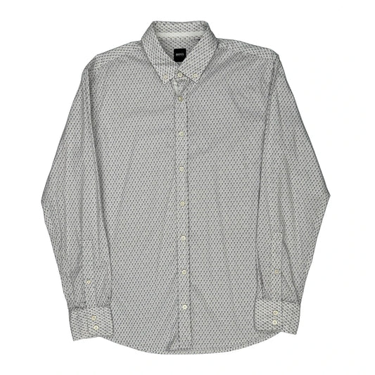 Vintage Boss Shirt - Large White Cotton