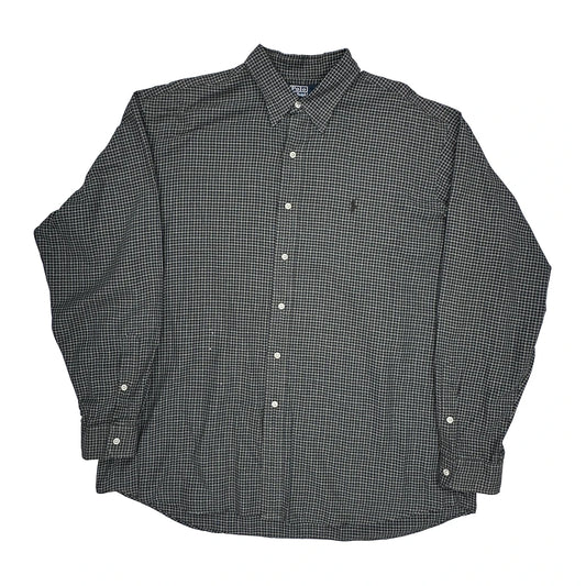 Polo By Ralph Lauren Checked Shirt - XL Black Cotton