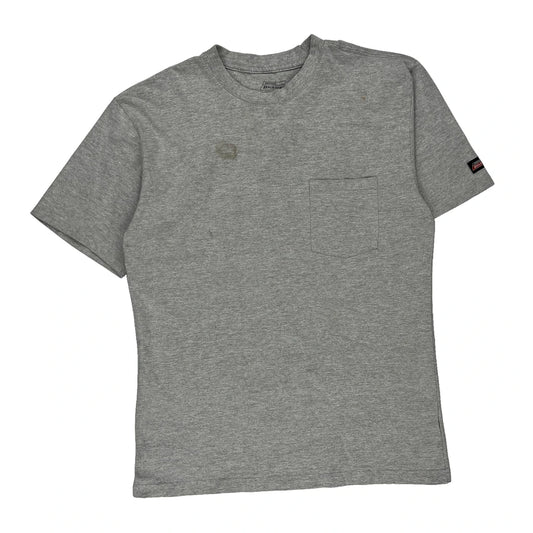 Dickies T-Shirt - Large Grey Cotton Blend