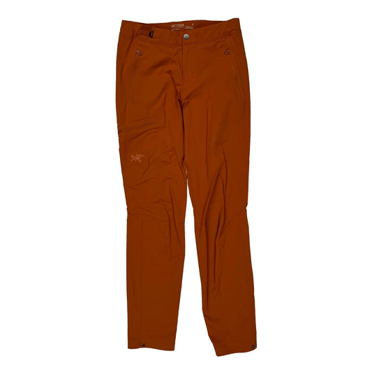 US Size 0 Arc''Teryx Trousers - XS Orange Polyester