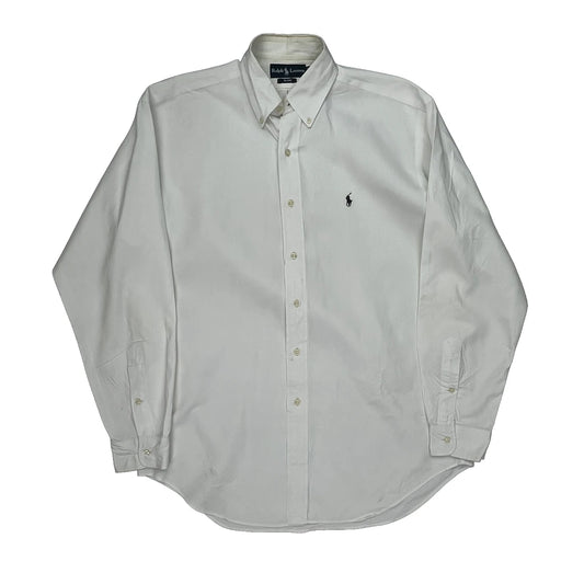 Blake Ralph Lauren Shirt - Medium White Cotton