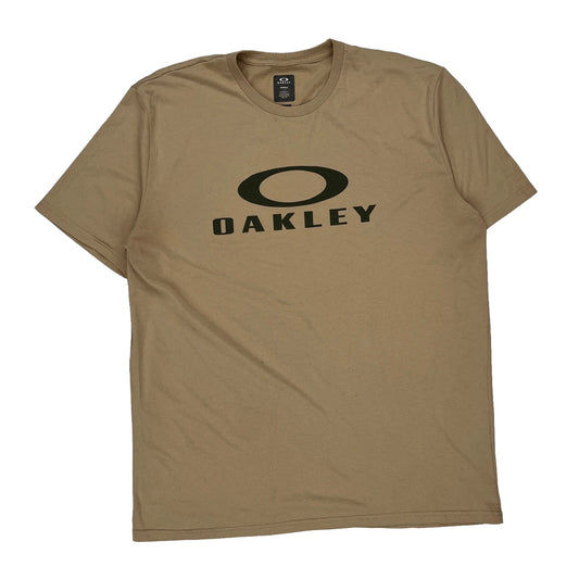 Oakley T-Shirt - 2XL Beige Cotton
