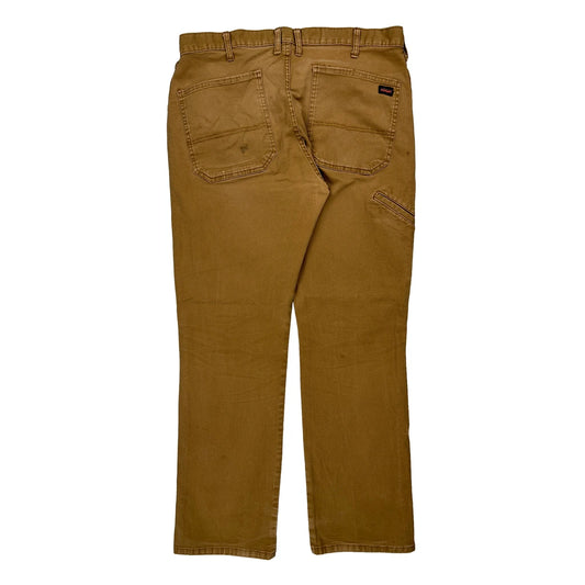 Dickies Carpenter Trousers - 34W 31L Brown Cotton