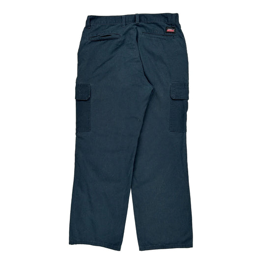 Dickies Cargo Trousers - 31W 31L Navy Cotton