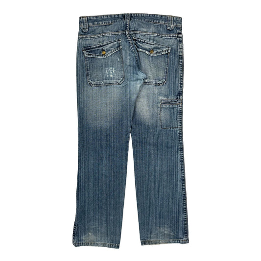 Hip Hop Rg Carpenter Jeans - 36W 34L Blue Denim