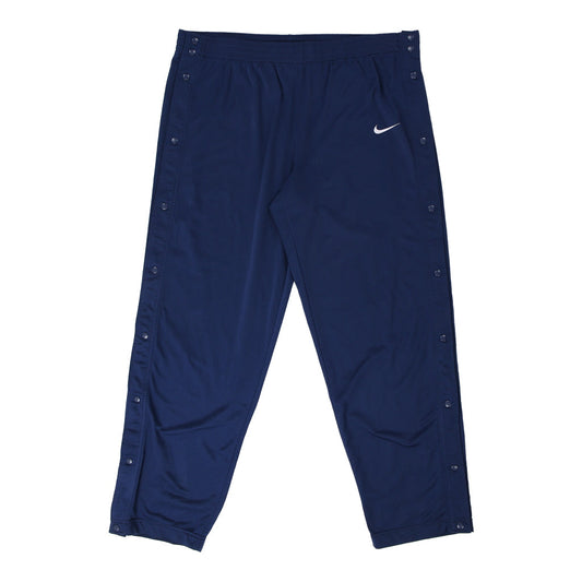 Vintage navy Popper Buttons Nike Tracksuit - mens x-large