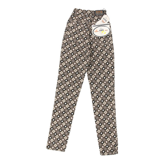 Vintage 5 Collection Trousers - 20W 30L Brown Cotton