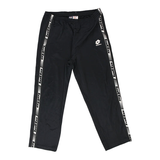 Vintage Lotto Tracksuit - XL Black Polyester
