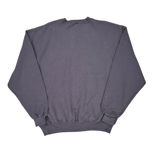 90S Blank Russell Athletic Sweatshirt - XL Grey Cotton