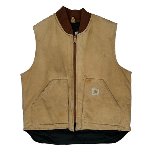 Vintage Carhartt Gilet - XL Beige Cotton