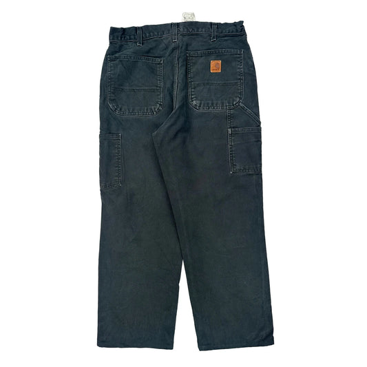 Carhartt Carpenter Trousers - 31W 32L Black Cotton
