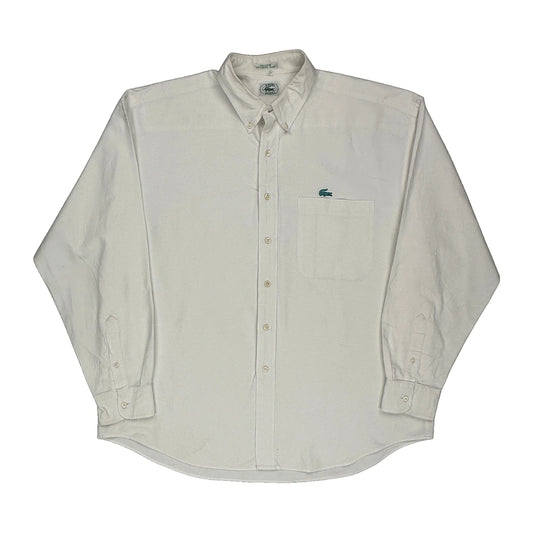 Izod Shirt - XL White Cotton