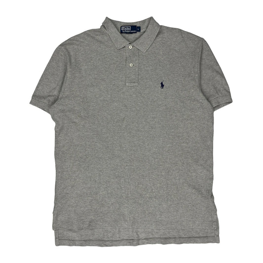 Polo By Ralph Lauren Polo Shirt - Large Grey Cotton